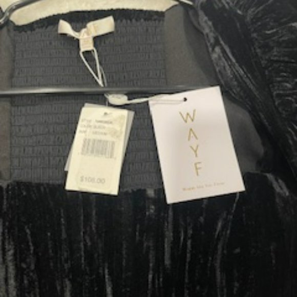 Where Are You From Peasant Top Size Medium NWT - Picture 4 of 4